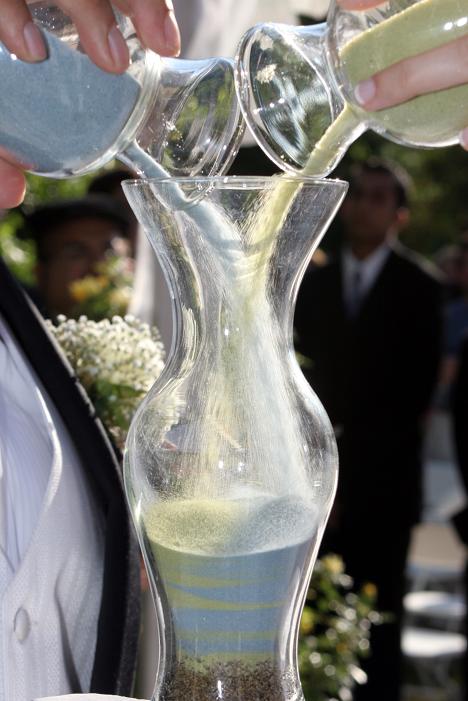 Sand Ceremony with Vows of the Heart